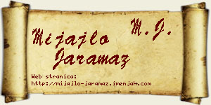 Mijajlo Jaramaz vizit kartica